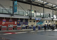 - Check-in counter at EDDR/SCN. - by Wilfried_Broemmelmeyer