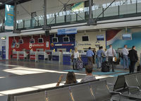  - Check-in counter at EDDR/SCN. - by Wilfried_Broemmelmeyer