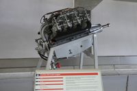  - Curtiss OX-5 engine on display at Duxford. - by Graham Reeve