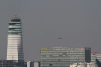  @ Vienna International Airport - Vie Tower and a helicopter of the Police. - by Thomas Ranner