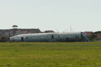  - Fuselage of Brirtish Aerospace ATP c/n 2073 - built at Chadderton , not completed - to Fire Dump at Blackpool Airport - by Terry Fletcher