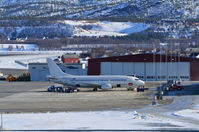  - Oslo bound 737 LN-KKI loads at Alta airport. - by Jonathan M Allen
