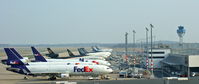  - EDDK / CGN, the air cargo section of UPS and Fed Ex with the tower in the Background - by A. Gendorf