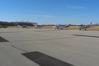  - The ramp on a typical nice Saturday morning for breakfast and the Champaign Aviation Museum. - by Bob Simmermon