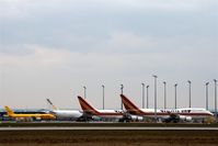  - Three and a half planes on new DHL apron..... - by Holger Zengler