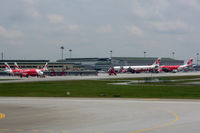  - Air Asia/Air Asia X fortress at KL - by Micha Lueck