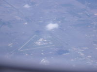  @ Corpus Christi International Airport - flying over corpus with continental express - by christian maurer