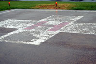  @ Culpeper Memorial Hospital Heliport - The H in the pad - by Ronald Barker
