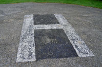  @ Ramada Inn-gettysburg Heliport - The H in the pad - by Ronald Barker