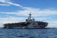 @ CV70 - Carrier Air Wing Seventeen (CVW-17) aboard USS Carl Vinson (CVN-70). Photo taken offshore Fremantle / Western Australia - by Jean M Braun