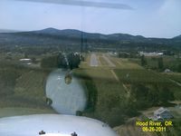  - Landing and a overnight during the 2011 Oregon Air Tour. The FBO had bicycles for a voluntary donation...We used them to visit the Air/Auto/Transportation Museum adjacent to the field. - by Melvin B. Echelberger