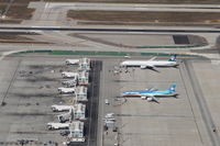  - Air Tahiti Nui A343 and Air New Zealand B773 at West/Remote Gates. - by Mark Kalfas