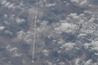 - Davenport, Iowa - Davenport Municipal Airport as seen from 36,000' on a 255 heading from UAL284. - by Mark Kalfas