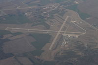  - Janesville, Wisconsin, Southern Wisconsin Regional Airport seen on a 115 heading descending though 12,000 on the JVL5 arrival into O'Hare. - by Mark Kalfas