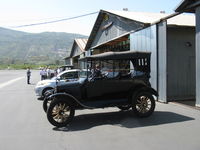  - First Sunday Aviation Museum of Santa Paula Open House and Fly-In invites car clubs. This is a Ford Model T Club car. - by Doug Robertson
