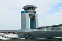  - McCarran International Airport Ramp Control Tower as seen from the United Club. - by Mark Kalfas