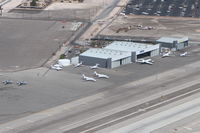  - Gulfstream Aerospace Corporation ramp, McCarran International Airport/KLAS. - by Mark Kalfas
