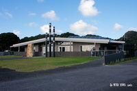  @ Great Barrier Aerodrome Airport - Claris airport terminal building from airside - by Peter Lewis