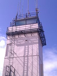  @ Mackall Aaf Airport - HFF control tower - by Jon Raines