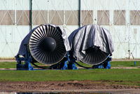  - Pratt & Whitney JT9D-7R4D's from UK International Boeing 767 G-CECU that was scraped at East Midlands Airport in 2011 - by Chris Hall