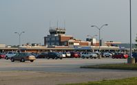  - The Terminal and Air Traffic Control Tower at Erie International Airport / Tom Ridge Field in Erie, Pennsylvania.  - by aeroplanepics0112