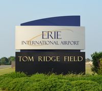  - The entrance at sign at KERI.  - by aeroplanepics0112