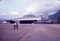  @ Kai Tak Airport (closed 1998) - Photographed in Hong Kong - scanned from a 35mm slide bought at an estate sale - by Zane Adams