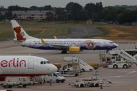  - View over an almost empty Air Berlin corner with an air bear who dreams to be an Air Berliner.... - by Holger Zengler