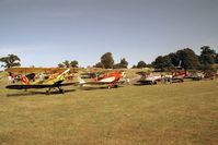  - Without doubt one of the most scenic of UK annual air days, this the 1989 De Havilland Moth Rally held in the park lands of Woburn Abbey in Bedfordshire. - by Malcolm Clarke