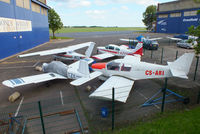 - normally when an aircraft is parked in this corner of Cranfield it very rarely returns to the air - by Chris Hall
