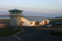  - A shot of the tower and airport terminal. - by Howard J Curtis