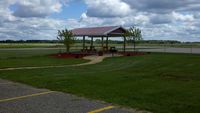  - New picnic shelter built next to the tower in 2011. There is a radio repeater so you can listen to the tower frequency. - by Ted Berg