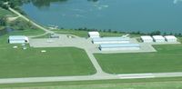  @ Elbow Lake Municipal - Pride Of The Prairie Airport - A view of the Elbow Lake, MN ramp while on downwind for runway 32. - by Kreg Anderson