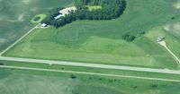  - A view of the Evansville, MN private strip just east of Evansville at 3000'. - by Kreg Anderson