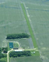  @ Traverse Air Airport - A view of Traverse Air Airport-10 miles north of Wheaton, MN-from 3000'. - by Kreg Anderson