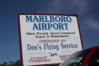  @ Marlboro Airport - Entrance to Marlboro Airport - by Mark Silvestri