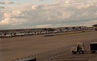  @ Detroit Metropolitan Wayne County Airport - Line Up of Deltas at Detroit Metro - by Mauricio Morro