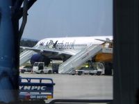  - G-DAJB seen through the departure lounge windows at Mytilene - by Guitarist