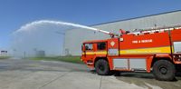  - Used to knock down all aircraft fires. - by Derek Flewin