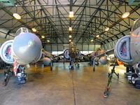  - Five Harriers at RNAS Culdrose, School of Flight Deck Operations. - by Derek Flewin
