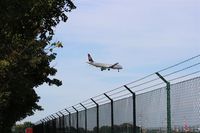  - Inbound traffic for rwy 25L at the western fence on the way to spotter point at Autobahn 5.  - by Holger Zengler