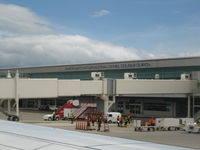  @ Daniel Oduber International Airport - Parked at our gate... - by Mark Silvestri