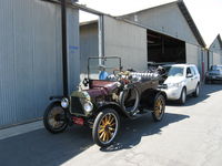  - First Sunday Aviation Museum of Santa Paula Open House & Fly-In invites car clubs-this is a restored Ford Model T Phaeton from a California Model T Club.  - by Doug Robertson