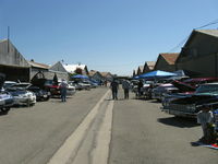 - First Sunday Aviation Museum of Santa Paula Open House & Fly-In invites car clubs-this is largest gathering I've seen in many years with vendors, a free band and the cars. - by Doug Robertson