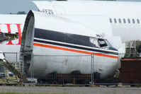  - unknown cockpit in the scrapping area at Kemble - by Chris Hall