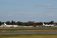  - Heavy equipment at governmental airport area today: 16+01 Konrad Adenauer and 16+02 Theodor Heuss in waiting of a new task.... - by Holger Zengler