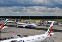  - Colors of the world in front of visitor´s terrace at terminal 2.... - by Holger Zengler