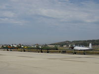  - Four Nanchang China CJ-6A trainers flanked by N556TR on left and N313YK on right at 2012 Wings Over Camarillo Airshow - by Doug Robertson
