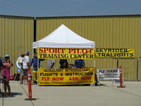  - 2012 Wings Over Camarillo Airshow-CMA's Ultralight Sport Training Center Exhibit. The CMA Ultralight Operating Area is to left of Rwy 26 near southwest end of airport. - by Doug Robertson