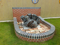  - Bristol Hercules XVI radial engine recovered from the crash site of Handley Page Halifax Mk III LV905/EY-W which was shot down on the evening of 24th May 1944 near Bergse Maas, Holland with the lost of all seven crew members. - by Chris Hall